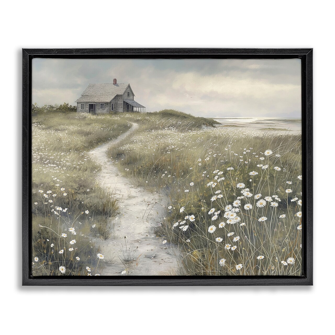Stupell Industries Path To Coastal Cottage Floating Frame Design by Imagine It Images